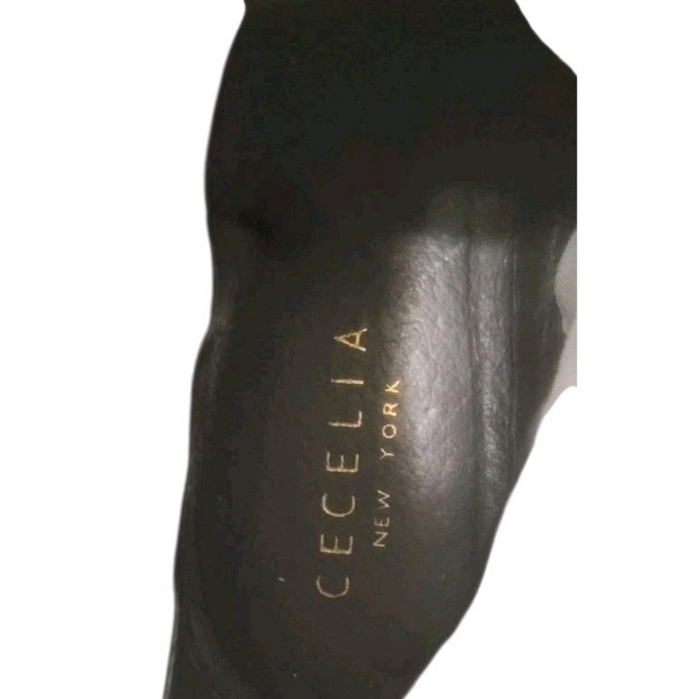 Cecelia‎ New York Hayden leather boots white with black & red details women sz 7 - Picture 10 of 10